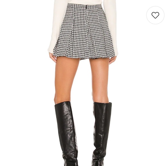 Amanda Uprichard Rizzo Skirt in Houndstooth - Picture 4 of 7
